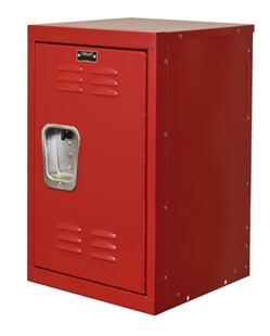 Mini kids locker in red