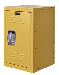 Mini locker in yellow
