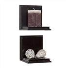 Espresso Wall Sconce Set