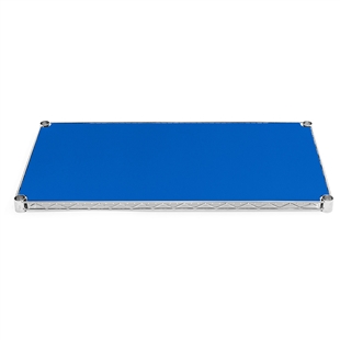 14"d Blue Poly Shelf Liners
