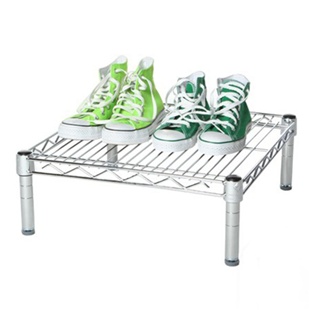 24"d Chrome Wire Shelving Unit with 1 Shelf