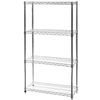 14"d x 18"w Wire Shelving Unit with 4 Shelves