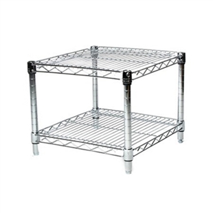 21"d x 14"h Wire Shelving with 2 Shelves