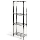 8"d x 18"w Wire Shelving Unit with 4 Shelves