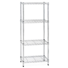 8"d x 24"w Wire Shelving Unit with 4 Shelves