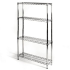 8"d x 30"w Wire Shelving Unit with 4 Shelves