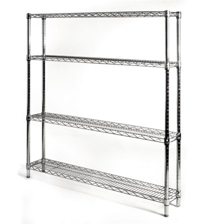 8 D X 48 W Wire Shelving With 4 Shelves, 12 Inch Wire Shelving