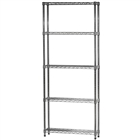 10"d x 30"w Wire Shelving with 5 Shelves