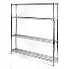 10"d x 48"w Wire Shelving with 4 Shelves