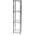 12"d x 12"w Wire Shelving Unit with 4 Shelves