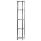 12"d x 12"w Wire Shelving Unit with 5 Shelves