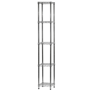 12"d x 12"w Wire Shelving Unit with 5 Shelves