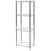 12"d x 18"w Wire Shelving Unit with 4 Shelves