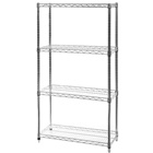 12"d x 30"w Wire Shelving Unit with 4 Shelves