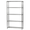 12"d x 42"w Wire Shelving Unit with 5 Shelves