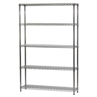 12"d x 54"w Wire Shelving with 5 Shelves