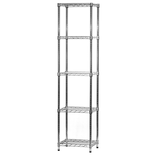 14"d x 18"w Wire Shelving Unit with 5 Shelves