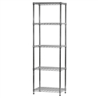 14"d x 24"w Wire Shelving Unit with 5 Shelves