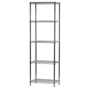 14"d x 24"w Wire Shelving Unit with 5 Shelves