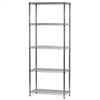 14"d x 30"w Wire Shelving Unit with 5 Shelves