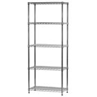 14"d x 30"w Wire Shelving Unit with 5 Shelves