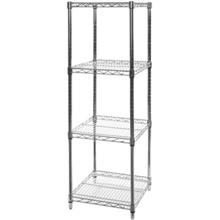 18"d x 18"w Wire Shelving Unit with 4 Shelve