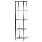 18"d x 18"w Wire Shelving Unit with 5 Shelves