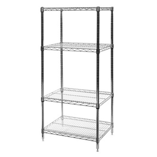 18"d x 24"w Wire Shelving Unit with 4 Shelves
