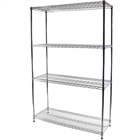 18"d x 54"w Wire Shelving with 4 Shelves