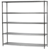 18"d x 72"w Wire Shelving Unit with 5 Shelves
