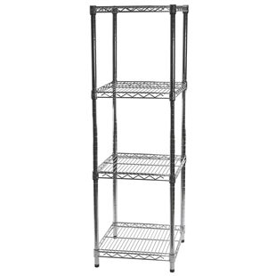 21"d x 21"w Wire Shelving with 4 Shelves