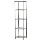 21"d x 21"w Wire Shelving with 5 Shelves