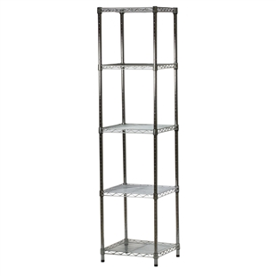 21"d x 21"w Wire Shelving with 5 Shelves