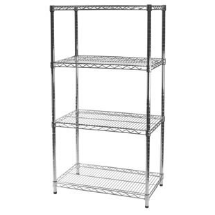 21"d x 30"w Wire Shelving with 4 Shelves