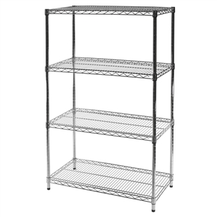 21"d x 36"w Wire Shelving with 4 Shelves