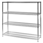 21"d x 60"w Wire Shelving with 4 Shelves