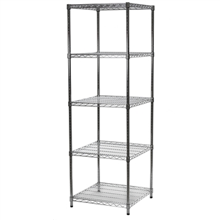 24"d x 24"w Wire Shelving Unit with 5 Shelves