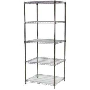 24"d x 30"w Wire Shelving Unit with 5 Shelves