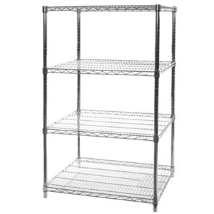 24"d x 36"w Wire Shelving Racking with 4 levels