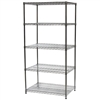24"d x 36"w Wire Shelving Unit with 5 Shelve