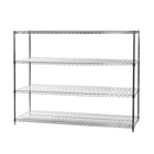 24"d x 60"w 4 tier wire shelving racks