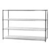 24"d x 72"w Chrome Wire Shelving Unit with 4 Shelves
