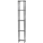 8"d x 12"w Wire Shelving Unit with 5 Shelves