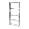 8"d x 24"w Wire Shelving Unit with 5 Shelves
