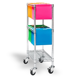 2-Tier File Cart