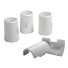 White Shelf Clips - 4pk