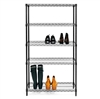 Black 5-Tier Shoe Rack