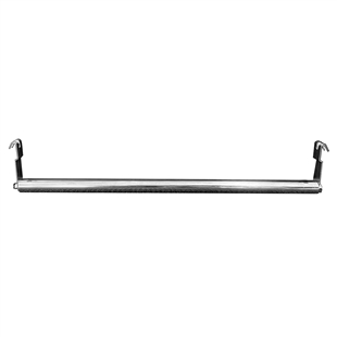 Wire closet shelving with clothes 2025 rod