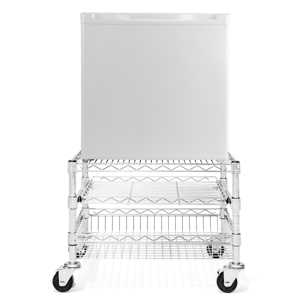 Mini Fridge Cart for Dorms | The Shelving Store