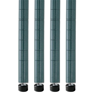 Shelving Inc. Green Wire Shelving Posts 4-Pack